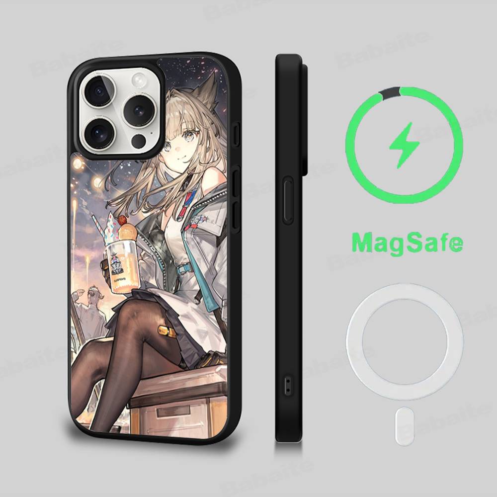Popular Game A-Arknights E-Endfield For Magsafe Magnetic Case For IPhone 17 Air 16 15 14 13 12 11 Pro Max Plus Wireless