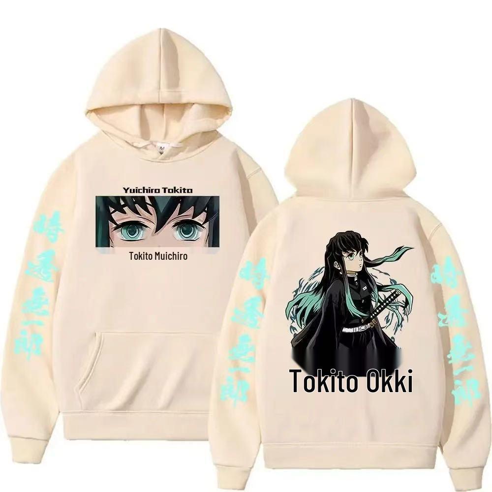 Unisex Tokito Muichirou Anime Mikina - Volná Mikina pro Muže a Ženy