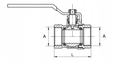 Ball Valve Handle 3/4 Heavy Duty Type Reinforced Pn40
