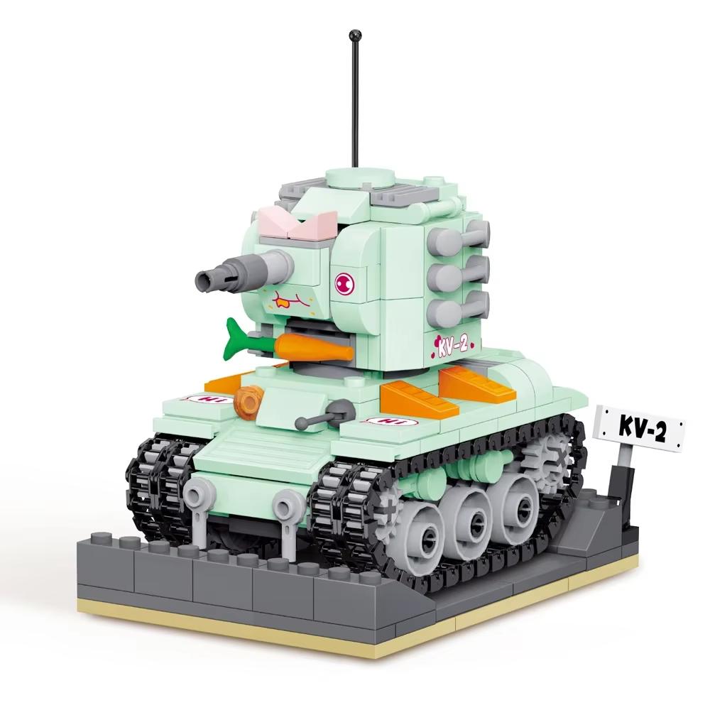 ToylinX Mini Tank Building Blocks Learning Toys Educational Military Model Construction Children And Adolescents Gift Set