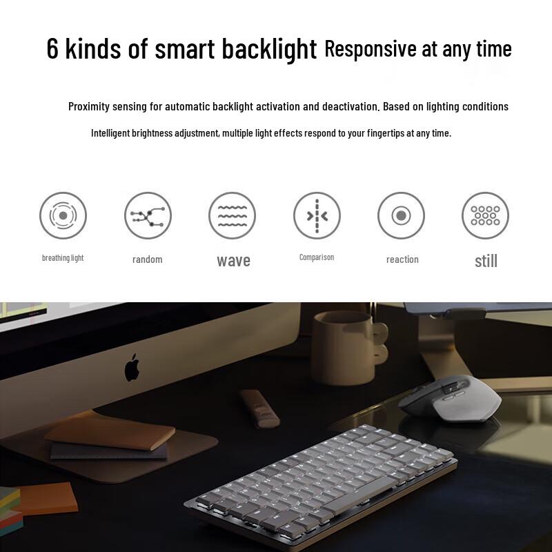 Logitech MX Mechanical Mini for Mac Wireless Mechanical Keyboard