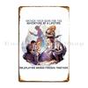 Roleplaying Brings Friends Together Metal Plaque Classic Wall Cave Printing Mural Wall Decor Tin Sign Poster