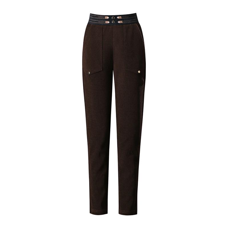 No. 121 Autumn/Winter European Women's High Waist Cotton Casual Loose Pants