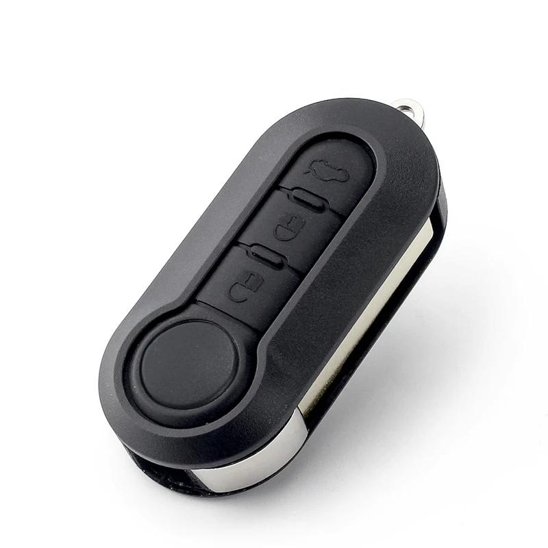 Nieuwe Afstandsbediening Auto Sleutel Shell Hoesje Voor Fiat 500 Panda Punto Bravo Ducato Peugeot Boxer Citroen Jumper Auto Onbesneden SIP22 Sleutel