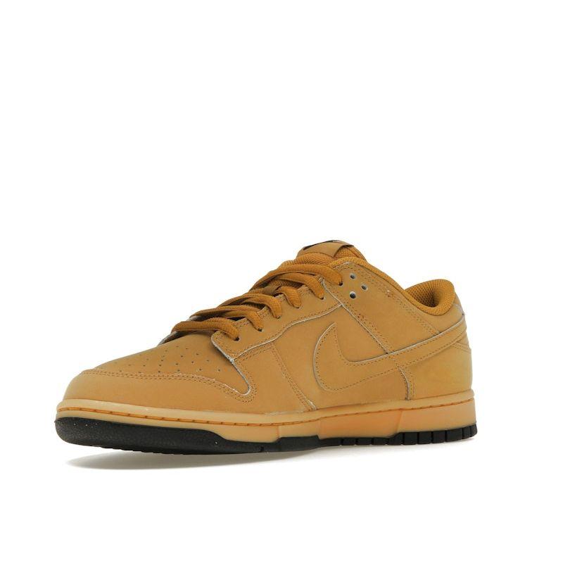 Nike Dunk Low SE Wheat Unisex Sneakers Brown Gum-Yellow Black HQ1932-700