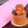 Large Tree Bark Texture Silicone Mould Texture Cake Decorating Silicone Mold for Cupcake Wedding Cake Decoration