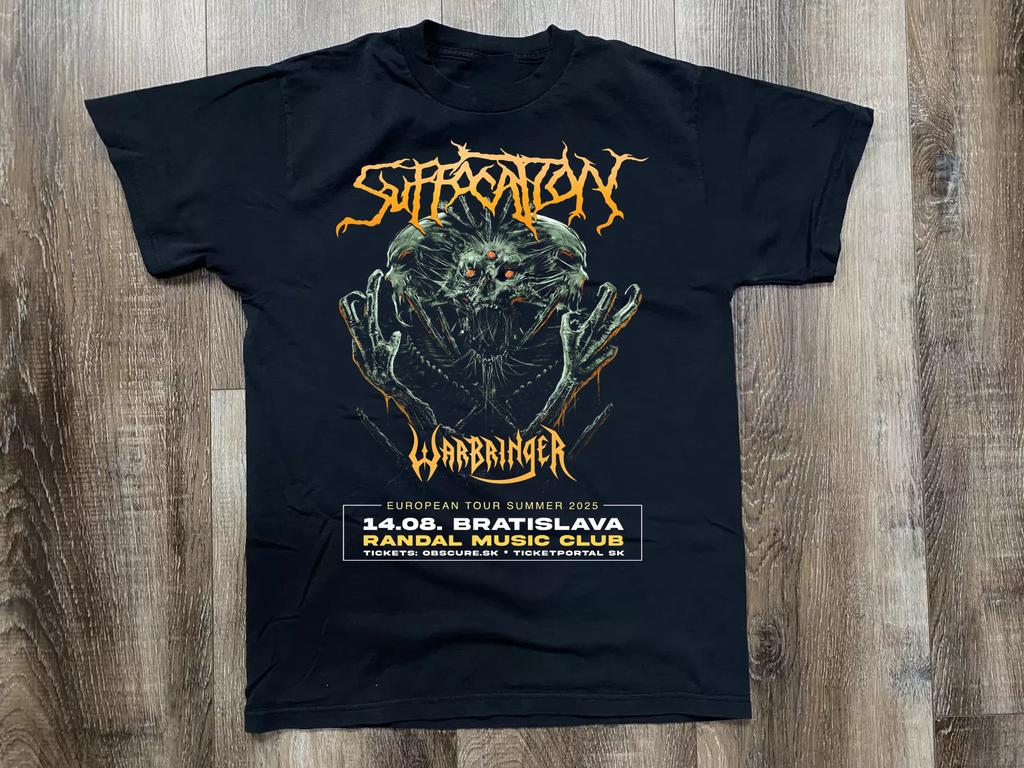 Suffocation Band Tour Summer 2025 T Shirt Full Size S-5XL