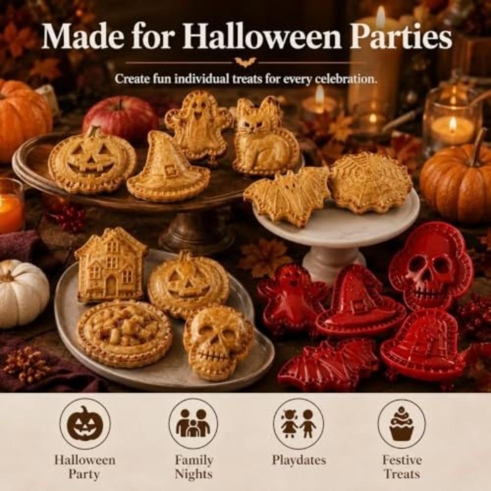 8 Formen Mini Handpastetenformen Herbst-Thema Backzubehör-Set Gebäckschneider-Set Partybacken