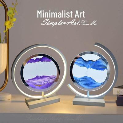 DIY Treibsand Tischlampe - Kreatives Atmosphärenlicht mit dynamischer Malerei und intelligentem Nachtlicht