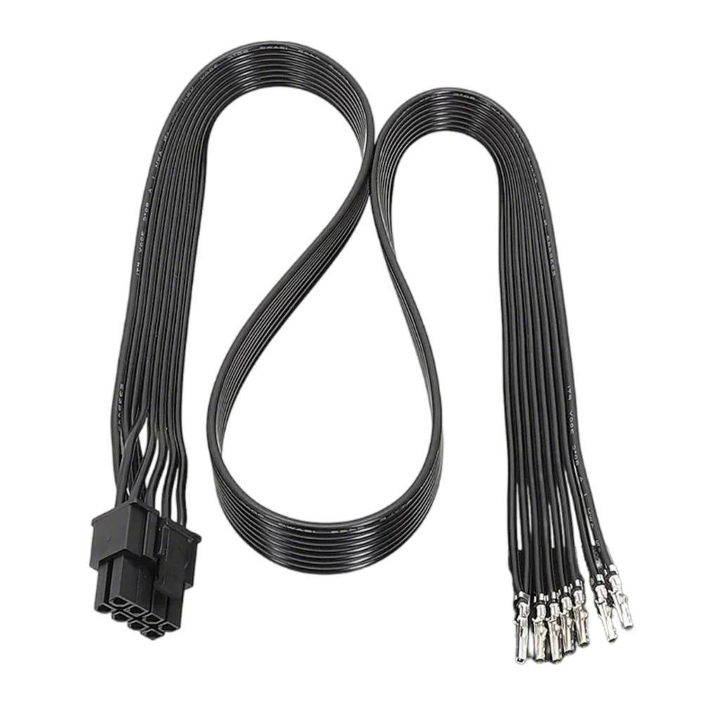 High Efficiency 8Pin (6+2) Male PCIe Cable Male PCIExpress Power Cable for Graphics Card Tinned Copper Cores Wire