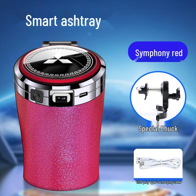 Fits Mitsubishi ASX, Outlander, Eclipse Cross, Atulco, Pajero, and Lancer EX smart car ashtrays.