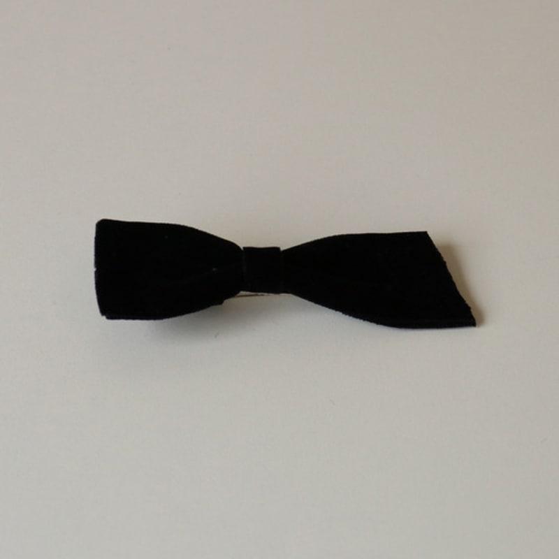 Less Is More Black Tie Ribbon Hair Pin
