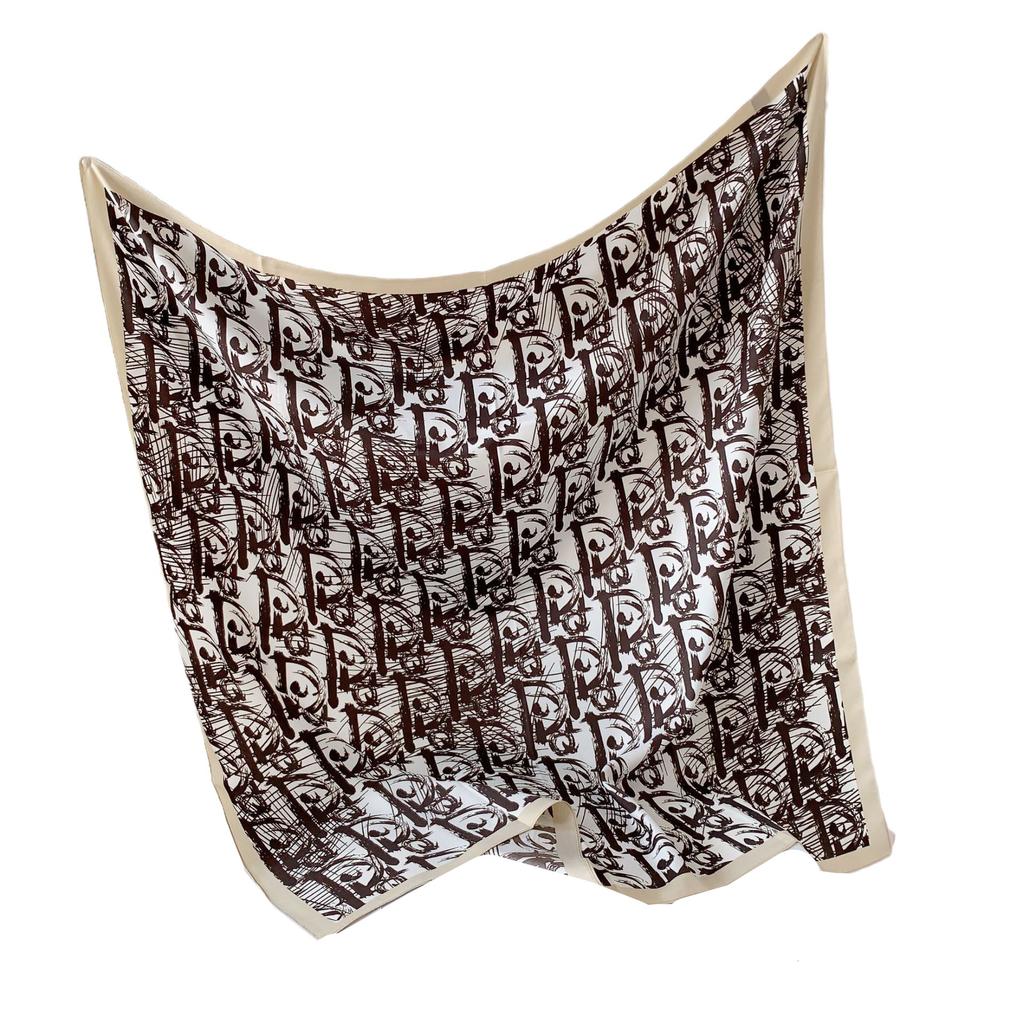 90CM Four Seasons Square Large Square Scarf Luxusná dekoratívna košeľa Profesionálna šatka na hlavu Šál do vlasov Opaľovací krém Šatka na hlavu