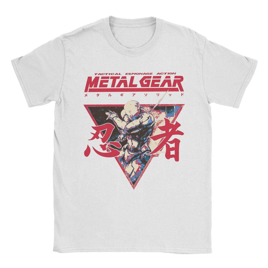 Metal Gear Solid FOX Logo Game T Shirt Beach Fashion T Shirts Couple Cotton O Neck 4XL 5XL 6XL Tees Short Sleeve Vintage Tshirt