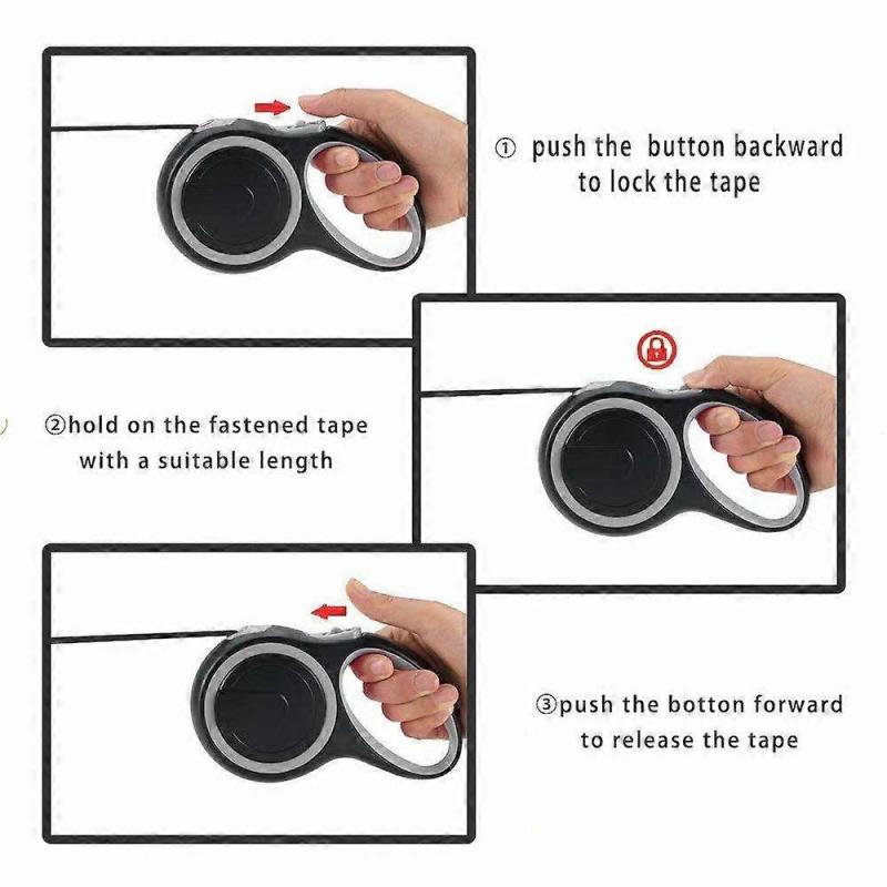 3M Dog Leash Retractable Automatic Flexible Roulette For Dogs Leash Rope For Dogs Accessories
