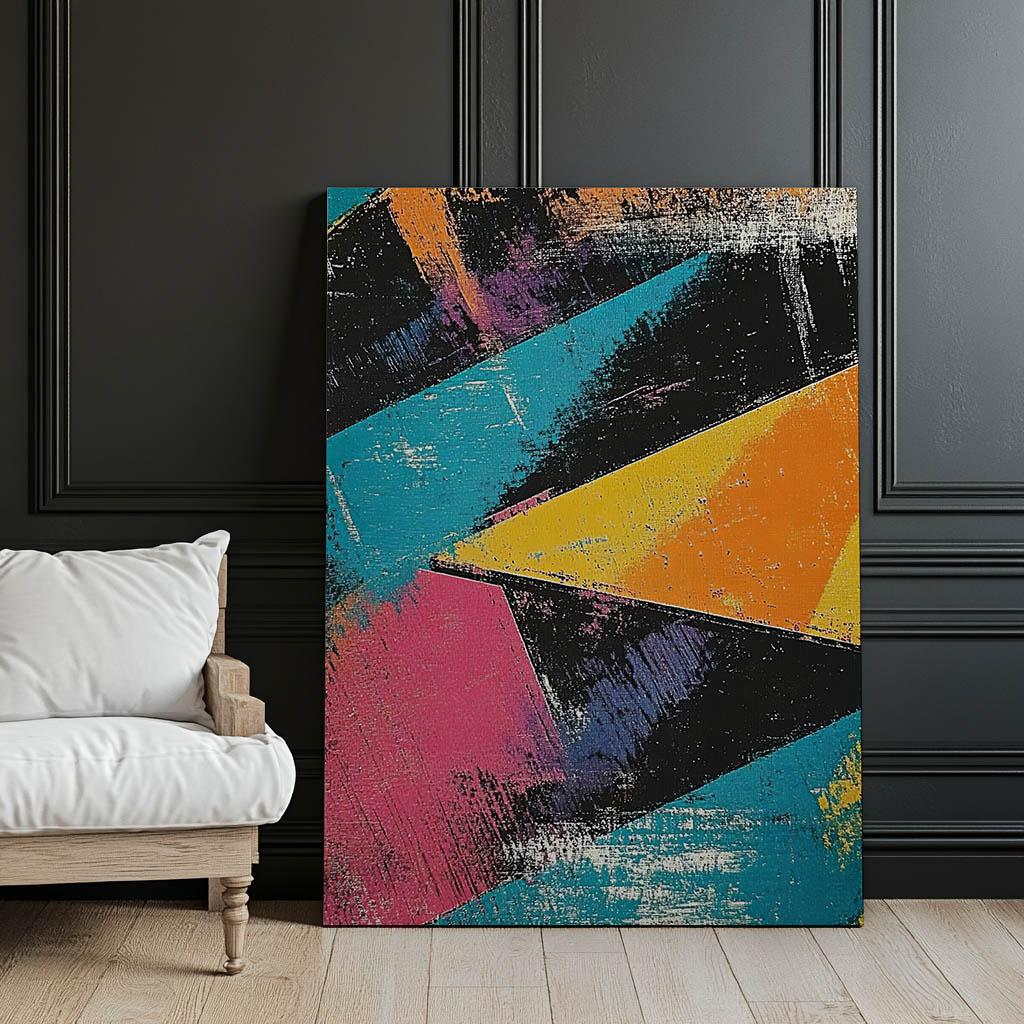 Odważne Kształty Odważne Kształty, 50X70 Cm, Rama Drewniana Jasny Dąb, Papier Matowy 230 Gsm