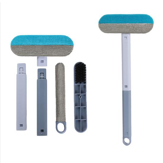 Pet Hair Remover Long Handle Reusable Lint Cleaner for Dog Cat Hair Multi-functional Fur Removal Brush for Couches Carpets Car Seat Clothes Bedding