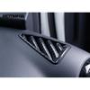 For Mazda CX-3 CX3 2014-   2024 Carbon Fiber Front Upper Air Condition AC Vent Outlet Cover Trim Sticker Car Styling