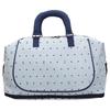 Polka Dot Nylon Duffle Bag for Women Travel Gym Tote Handbag with Shoulder Strap