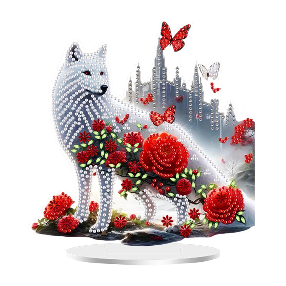 Animal Table Top Diamond Painting Ornament Kits Acrylic 5D DIY Diamond Art Tabletop Decorations Bedroom Table Decor