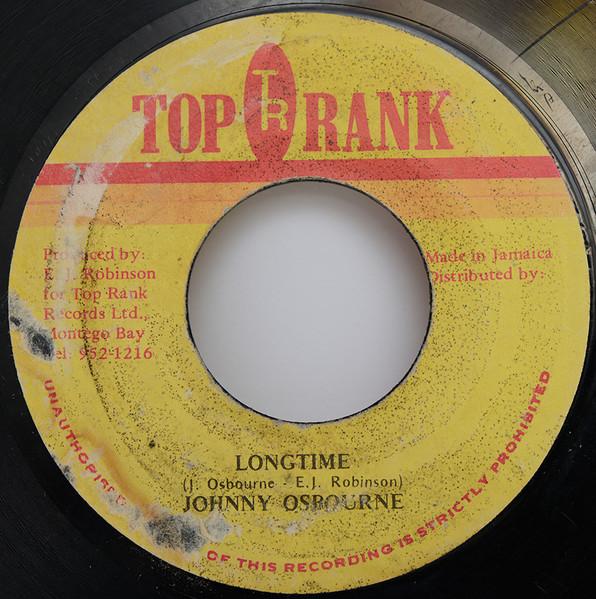 

7-дюймовая пластинка JOHNNY OSBOURNE Longtime NONE Top Rank 1986 Ямайка Регги Ска Даб Б/у