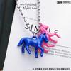 Acrylic Animal Horse Riding Keychain Accessory Supplies