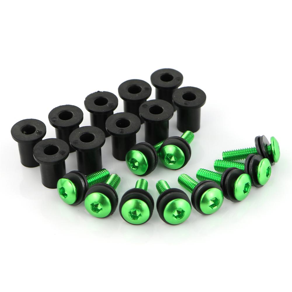 Motorcycle Windshield Bolts Kits For Ducati 748 916 996 998 749 999 848 1098 1198 Windscreen Screws Aluminum Set M4*16 10 Pcs