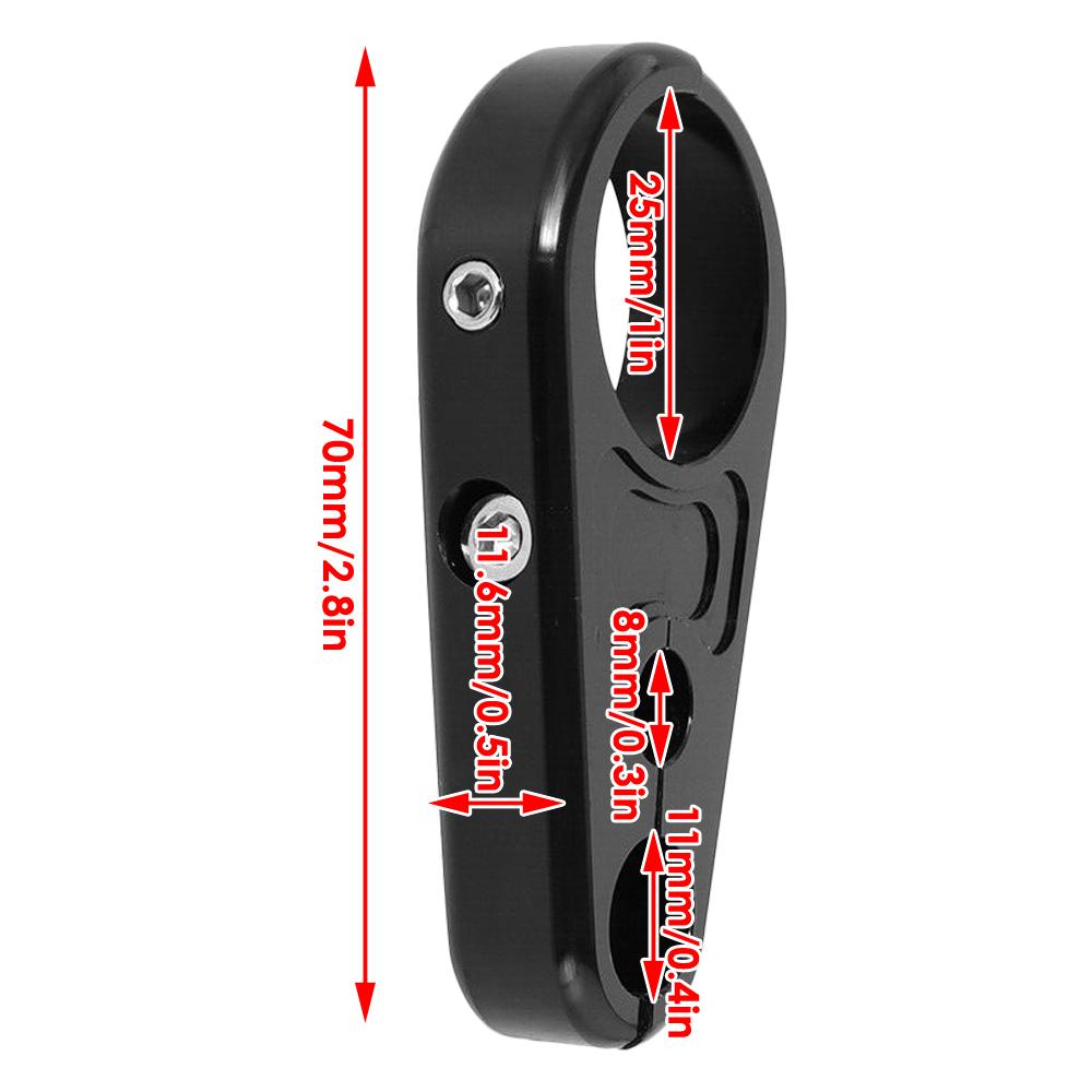 1" 25mm Motocicletă Ghidon Cadru Cablu Ambreiaj Cablu Frână Cleme Fixe Universale Pentru Harley Dyna Sportster XL Cafe Racer