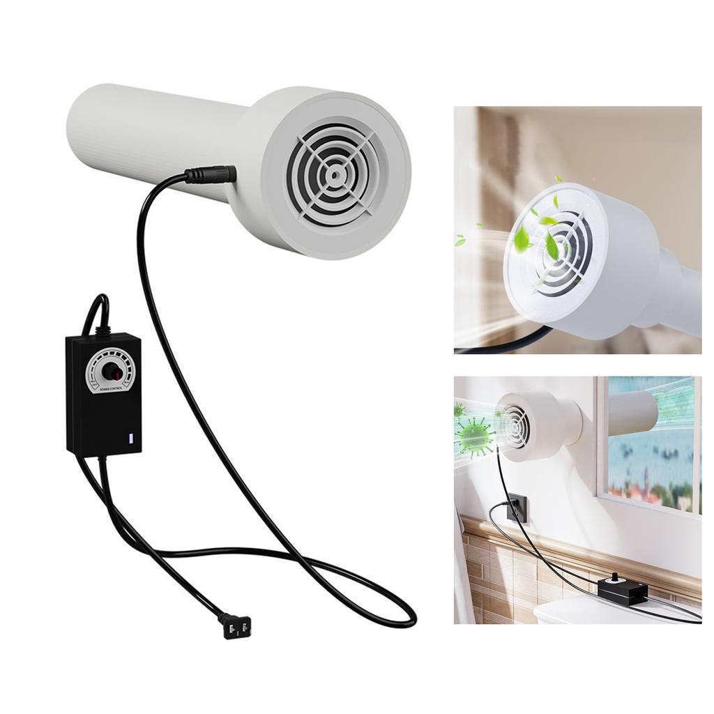 12V Inline Duct Fan Ventilation Fan Exhaust Fan for Grow Tent Airflow Improvement and Ventilation In Homes Space