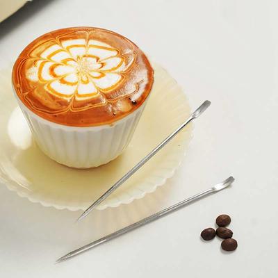 1/2/4/6 Stück Kaffee Latte Art Zeichennadel 304 Edelstahl Cappuccino Espresso In Kaffee Tamper Nadel Milch Stick Barista Werkzeuge