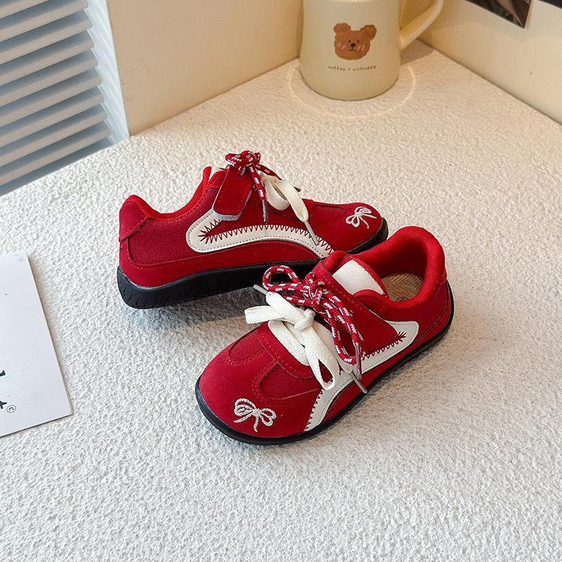 

Girls shoes children s sports moral training board shoes 2025 new autumn lightweight girls mesh breathable casual shoes 36 красный