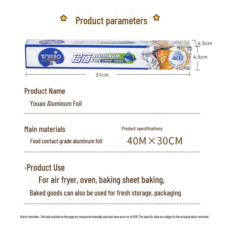 Multipurpose Aluminum Foil for Air Fryers & Baking