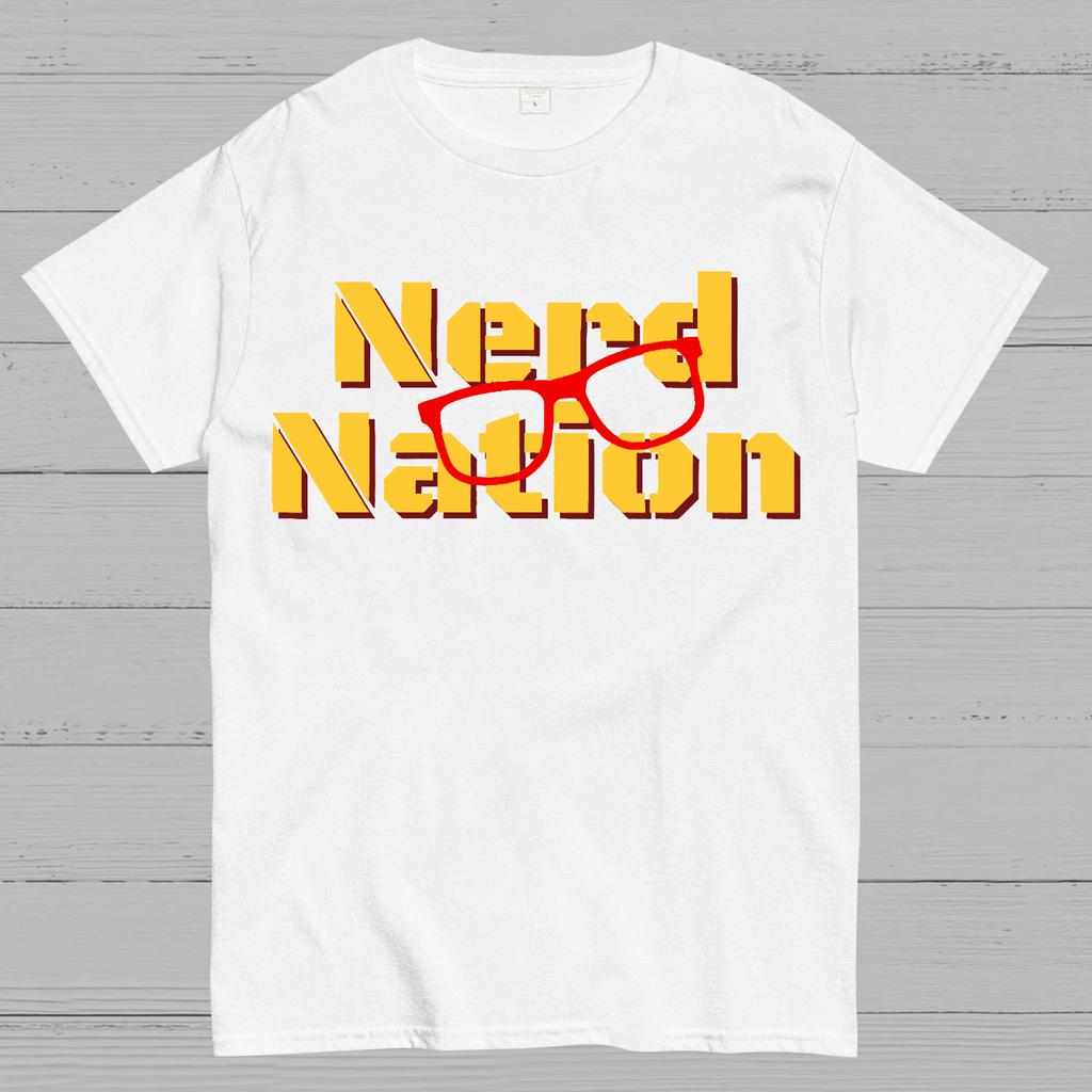 Nerd Nation Cotton Summer Casual Cool Loose T-Shirt