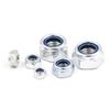 Pulinle Galvanized Hex Nylon Self-Locking Nuts