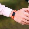 Noter Neues Roman Flaggenfarbe Armband für Männer 4 mm Nylonseil Kette Armband Öffnungsbare Magnetverschluss Spanisch Ukrainisch Symbol Armband