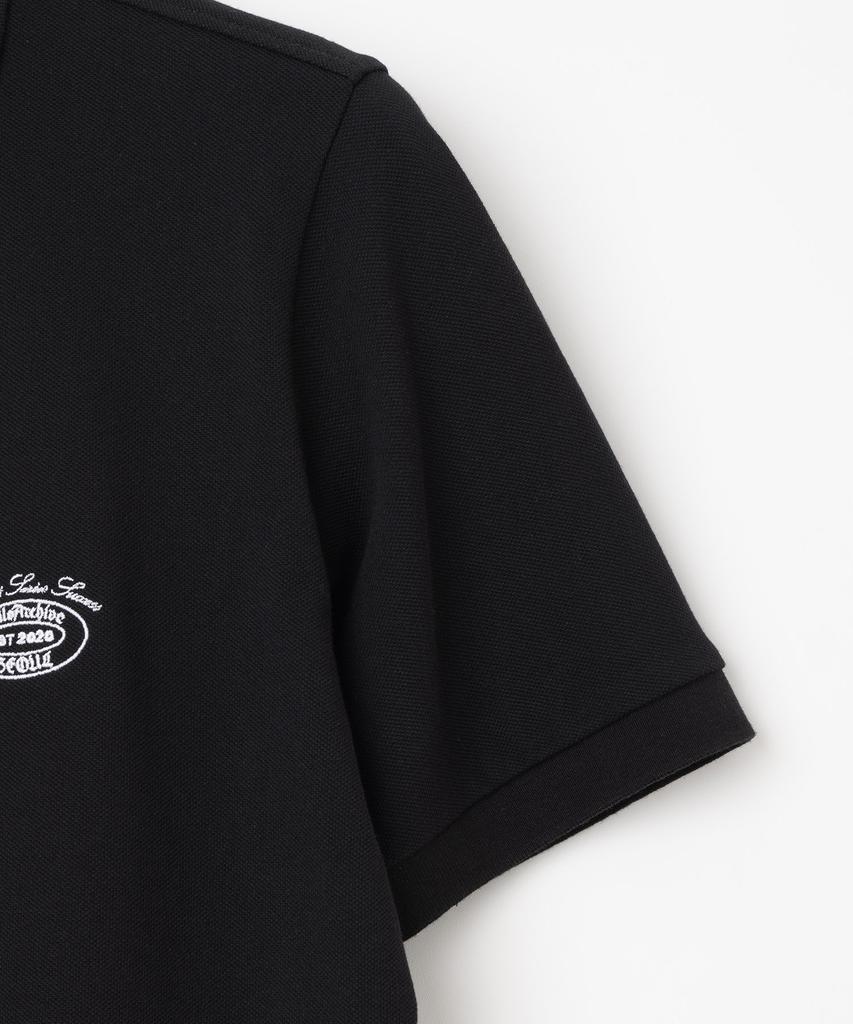 MILLO ARCHIVE Ma Team Pique Polo Shirt [Black]
