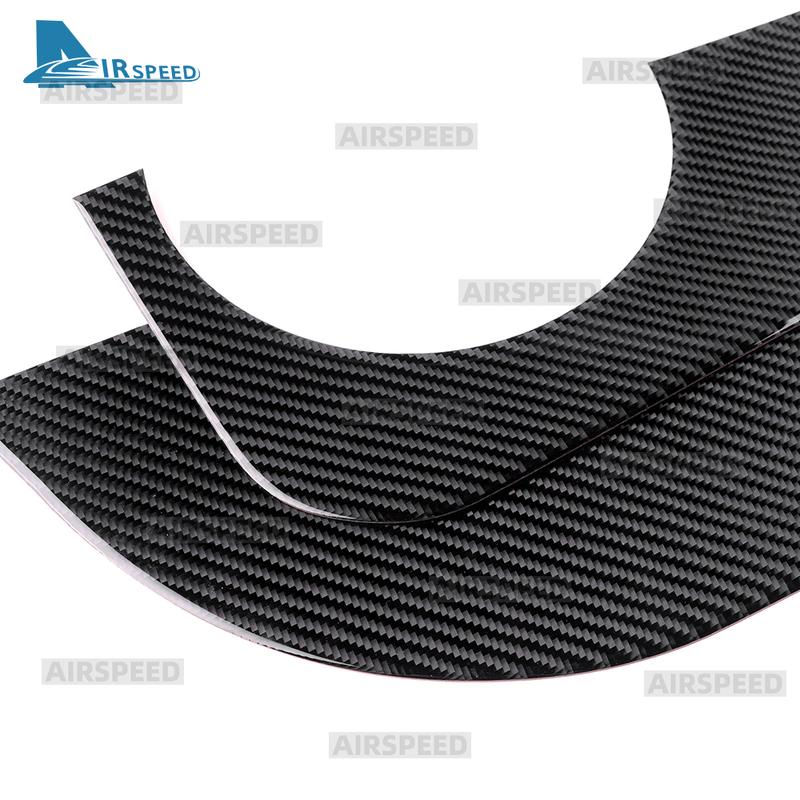 For Fiat 500 500C(2008-2024)/Fiat 500E(2013-)/Abarth 595 695(2012-2024) Soft Carbon Fiber Sticker Car Door Anti-Kick Trim