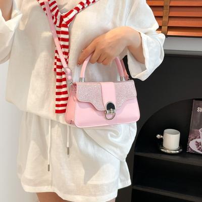 New Handbag Silk Thread Shiny Bag Women's Versatile Handbag Exquisite Light Luxury Texture Shoulder Bag