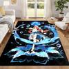 Genshin Impact Carpet Door Mat for Living Room or Bedroom Protective Mat Under Chair Office Decoration Christmas Gift Birthday Present
