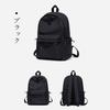 [słońce ziemia &u] Minimalistyczny Plecak, Lekki, Codzienny, na Wakacje, Stylowy (czarny)