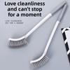 Square Plastic Toilet Brush, Bathroom Long-handled Brush, Floor Toilet, No Dead Corners, Curved Crevices Cleaning Brush, Liquid-filled Type