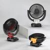 Folding Air Circulator Fan 5V/12V/24V Small Fan Dashboard Air Vent Fan  Auto SUV