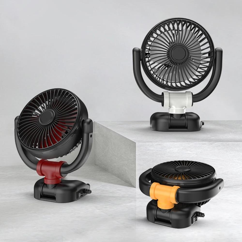Folding Air Circulator Fan 5V/12V/24V Small Fan Dashboard Air Vent Fan  Auto SUV