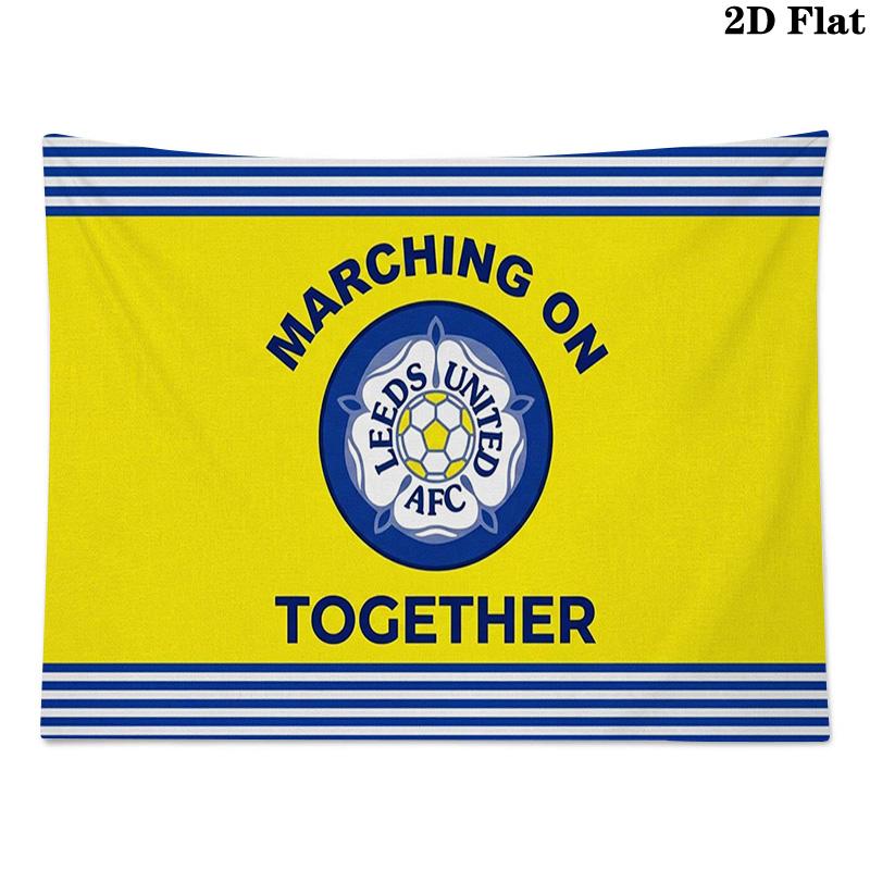 Стена Leeds United Настенный Гобелен Эстетичное Настенное Украшение Печатная Ткань Одеяло Декоративные Гобелены для Спальни Гостиной Домашний Декор