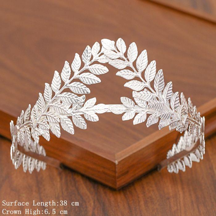 Bridal Tiara Hair Crown Wedding Hair Accessories for Women Silver Color Crown for Bridal Crowns and Tiara Women Accessories Gift