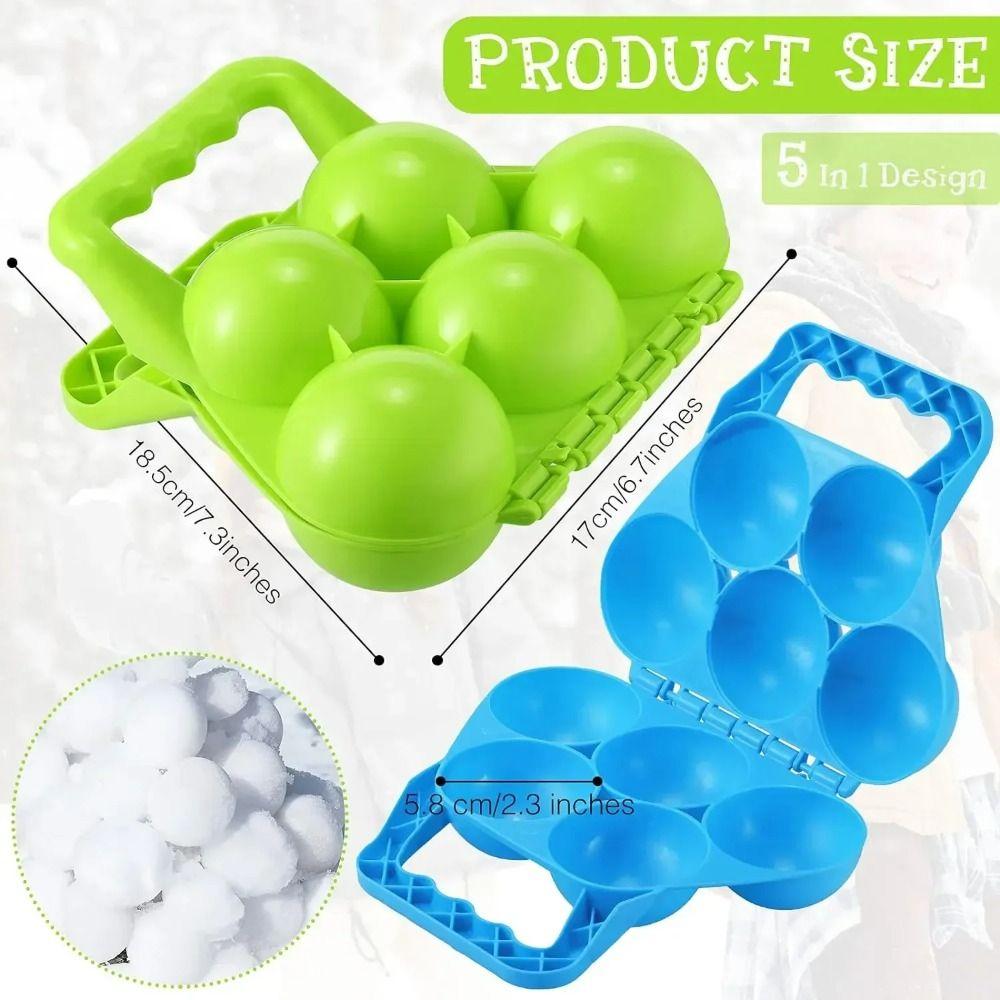 Plastics Snow Ball Mold Tool Wear-resistant Winter Fight Clip Toy  Winter Outdoor