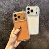 Cat's Ears Transparent Shockproof Phone Case for Iphone 17 Air 16 Pro Max 15 Plus 14 Pro 13 12 11 Xr X Xs Max 7 8 Se 2022 2020 Minimalist Soft Cover