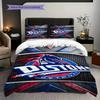 Detroit Pistons Bold Logo Three-piece set(1 * duvet cover + 2 * pillowcase, without core) Bedding set Duvet cover and pillowcase