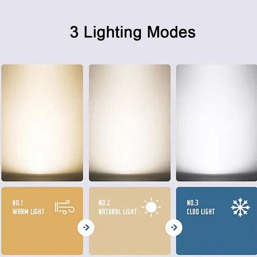 Wind Speed Adjustable Hanging Fan with LED Light 3 Lighting Modes Foldable Fan Lamp  Living Room