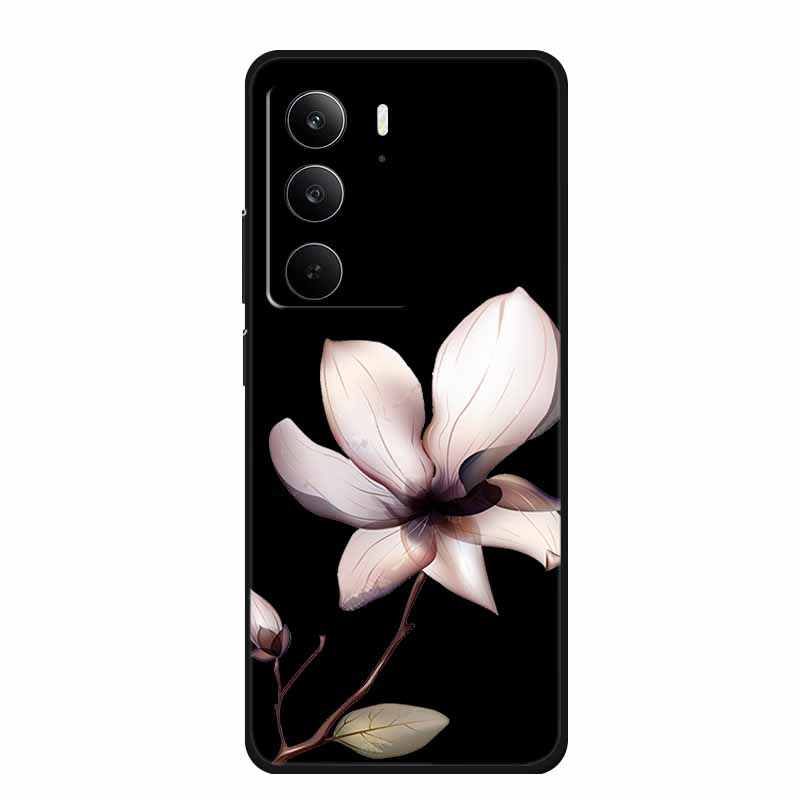 For Realme Narzo 80 Lite 5G Case Narzo80 Lite Coque Cartoon Cat TPU Black Silicone Soft Phone Case For Realme Narzo 80Lite Funda